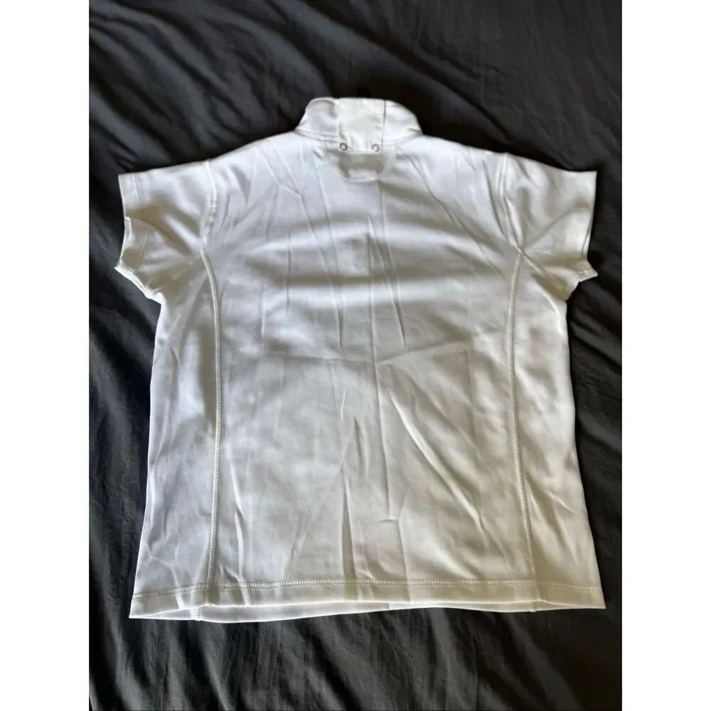 AEROCOOL SHORT SLEEVE SHIRT equestrian riding top SZ L - Picture 8 of 11